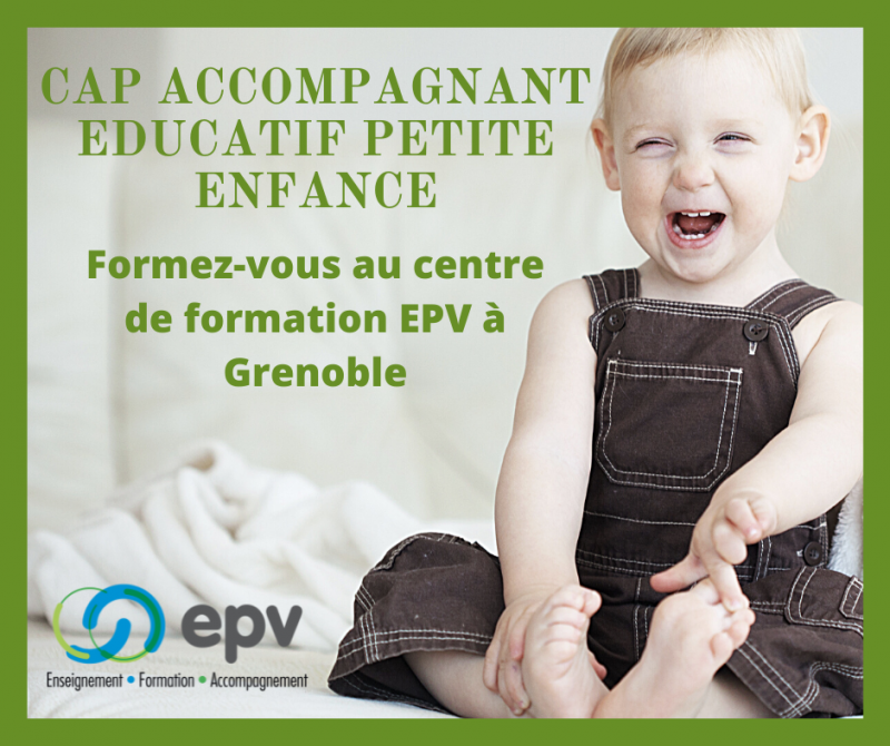 EPV Grenoble : CAP AEPE en candidat libre ou en contrat pro